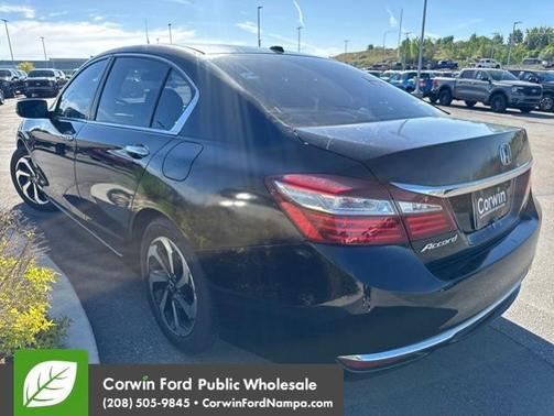 Black 2016 Honda Accord EX-L