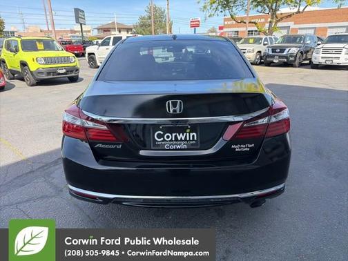Black 2016 Honda Accord EX-L