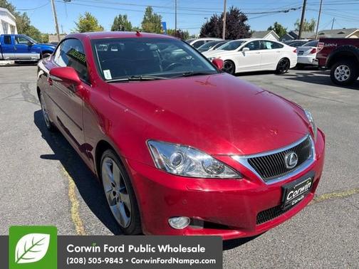 Red 2010 Lexus IS 350C Base