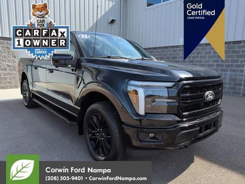 Agate Black Metallic 2025 Ford F-150 LARIAT