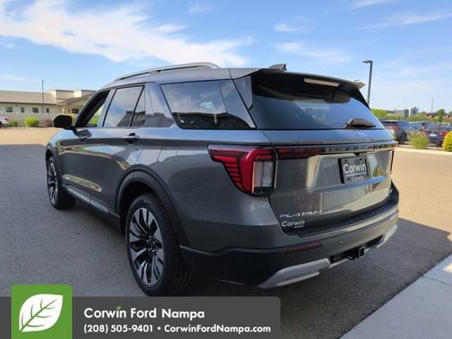 Carbonized Gray Metallic 2026 Ford Explorer Platinum
