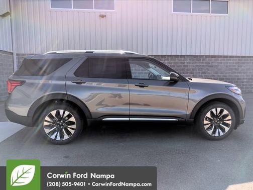 Carbonized Gray Metallic 2026 Ford Explorer Platinum