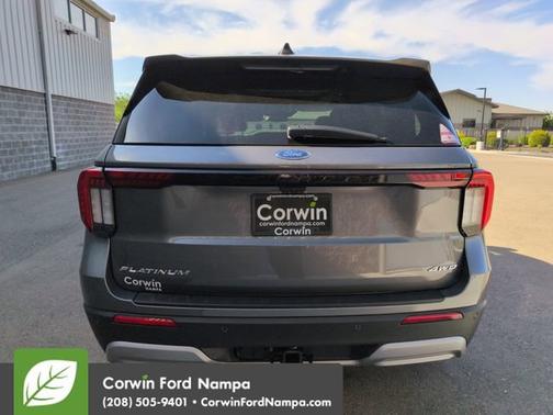 Carbonized Gray Metallic 2026 Ford Explorer Platinum