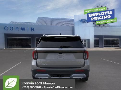 Carbonized Gray Metallic 2026 Ford Explorer Platinum