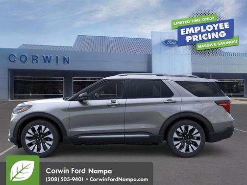 Carbonized Gray Metallic 2026 Ford Explorer Platinum