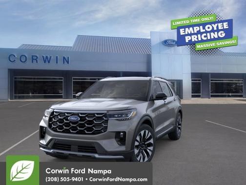 Carbonized Gray Metallic 2026 Ford Explorer Platinum