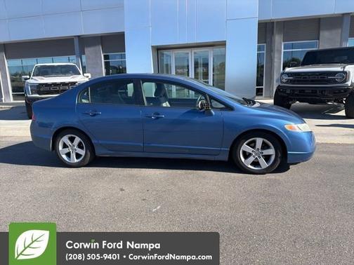 Blue 2007 Honda Civic EX