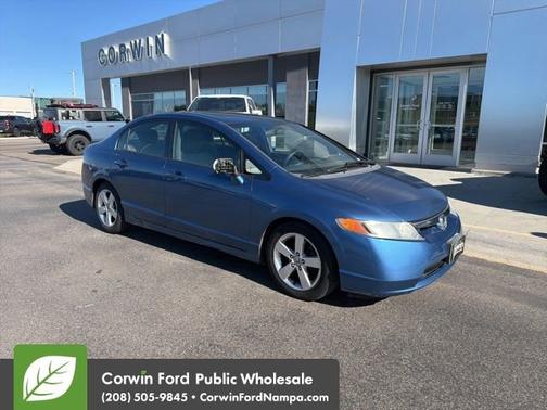 Blue 2007 Honda Civic EX