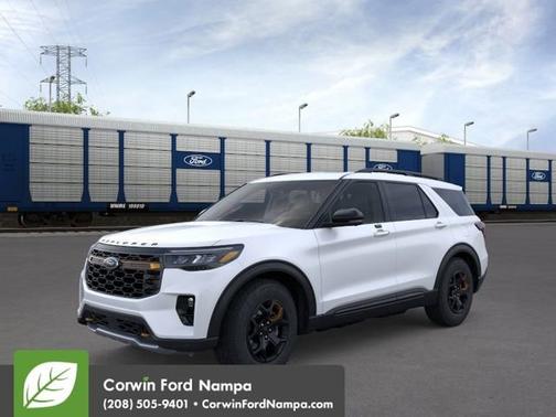 Star White Metallic Tri-Coat 2026 Ford Explorer Tremor