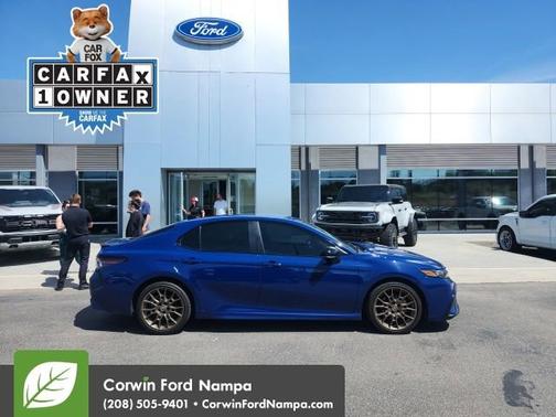 Reservoir Blue 2024 Toyota Camry SE