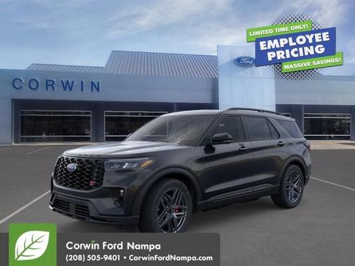 Agate Black Metallic 2026 Ford Explorer ST