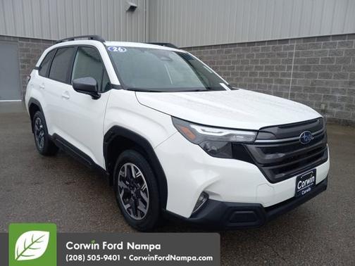 Crystal White Pearl 2026 Subaru Forester Premium