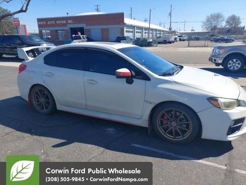 Crystal White Pearl 2015 Subaru WRX STI Limited
