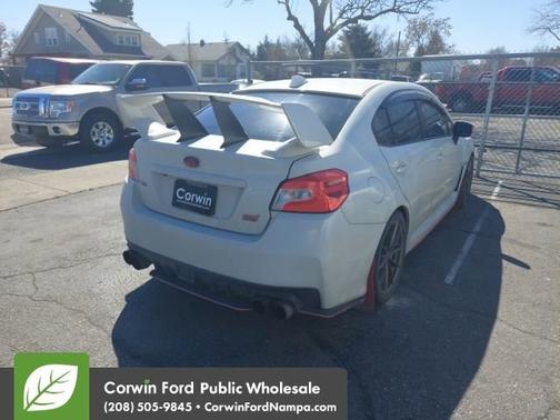 Crystal White Pearl 2015 Subaru WRX STI Limited