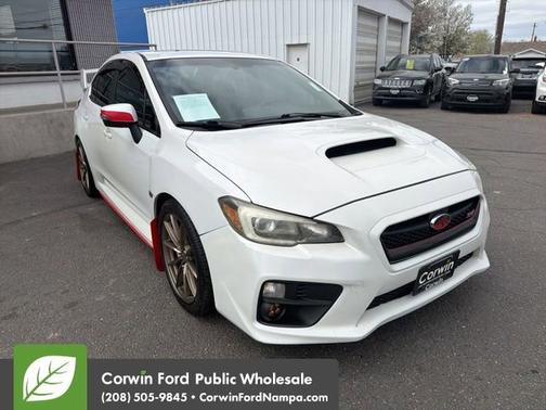 Crystal White Pearl 2015 Subaru WRX STI Limited