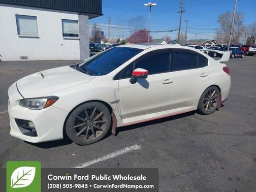 Crystal White Pearl 2015 Subaru WRX STI Limited