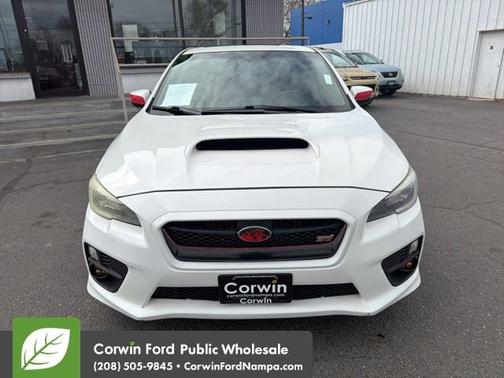 Crystal White Pearl 2015 Subaru WRX STI Limited