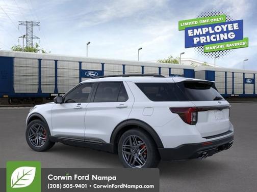 White Metallic 2026 Ford Explorer ST