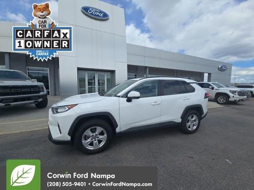 Super White 2020 Toyota RAV4 XLE