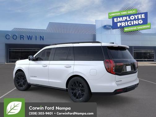 Star White Metallic Tri-Coat 2026 Ford Expedition Platinum