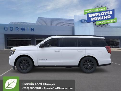 Star White Metallic Tri-Coat 2026 Ford Expedition Platinum