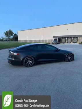 Red Multi-Coat 2022 Tesla Model S Plaid