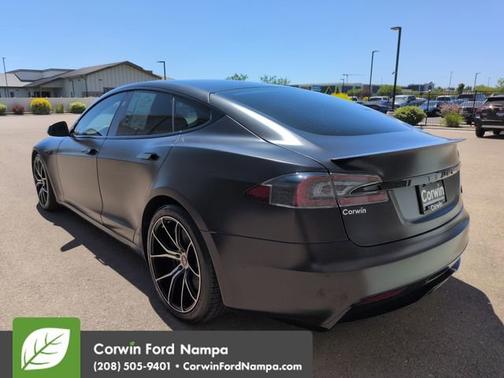 Red Multi-Coat 2022 Tesla Model S Plaid