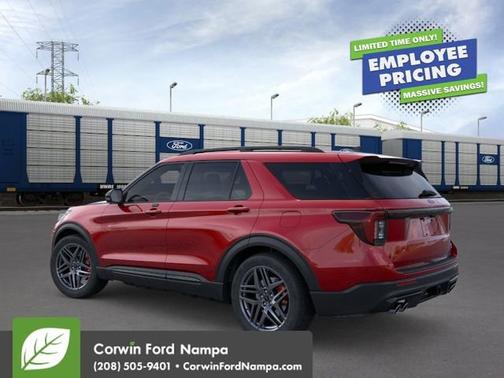 Rapid Red Metallic Tinted Clearcoat 2026 Ford Explorer ST