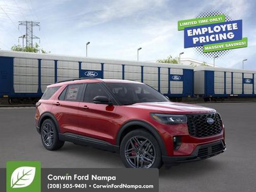 Rapid Red Metallic Tinted Clearcoat 2026 Ford Explorer ST