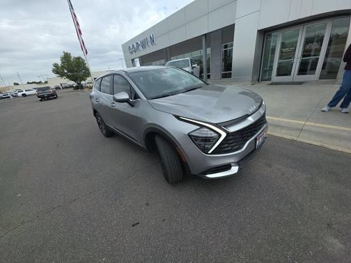 Steel Gray 2025 Kia Sportage Hybrid LX