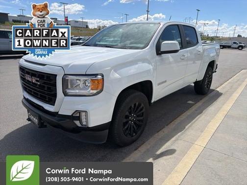 Summit White 2022 GMC Canyon 4WD Elevation