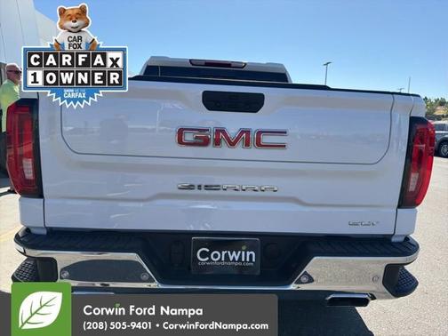 Summit White 2020 GMC Sierra 1500 SLT