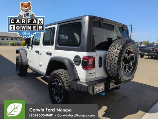 Bright White Clearcoat 2023 Jeep Wrangler 4xe Rubicon