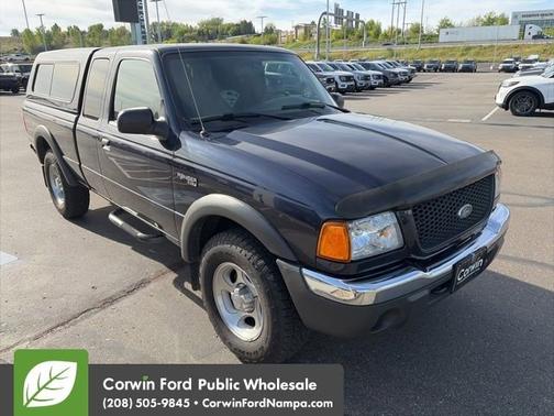Blue 2002 Ford Ranger XLT