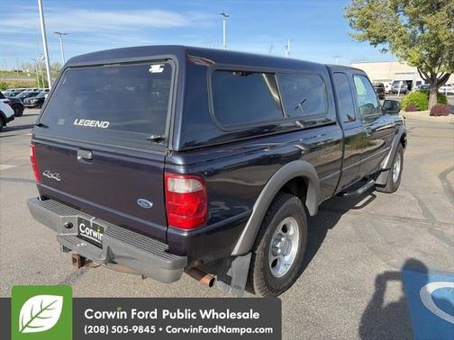 Blue 2002 Ford Ranger XLT