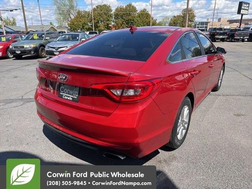 Scarlet Red 2017 Hyundai SONATA Base