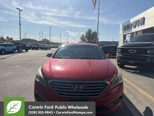 Scarlet Red 2017 Hyundai SONATA Base