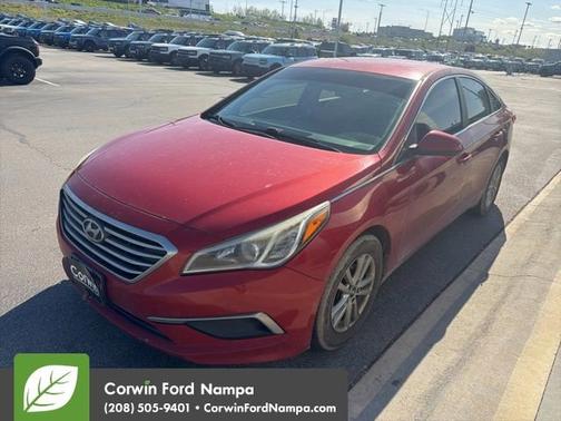 Scarlet Red 2017 Hyundai SONATA Base