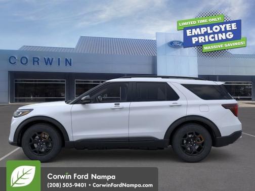 Space White Metallic 2026 Ford Explorer Tremor