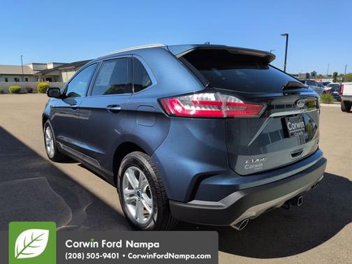 Blue Metallic 2019 Ford Edge SEL