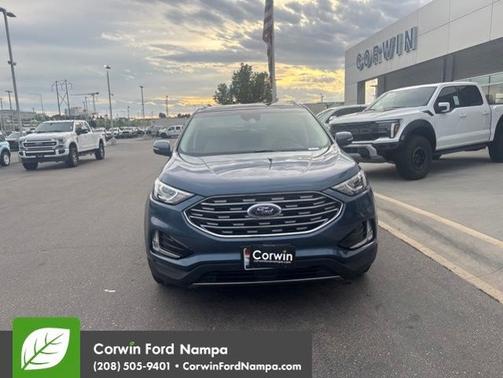 Blue Metallic 2019 Ford Edge SEL