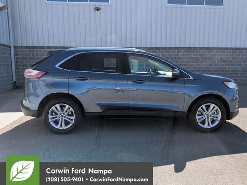 Blue Metallic 2019 Ford Edge SEL