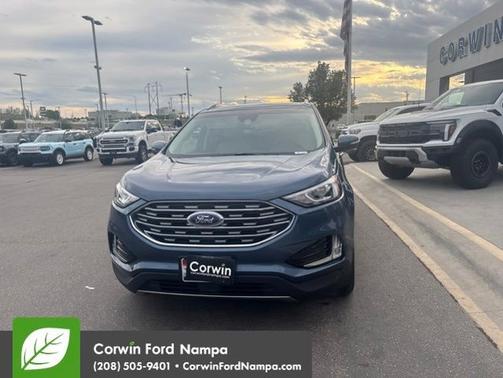 Blue Metallic 2019 Ford Edge SEL