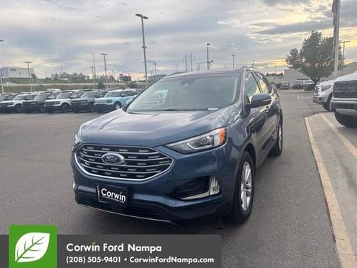 Blue Metallic 2019 Ford Edge SEL