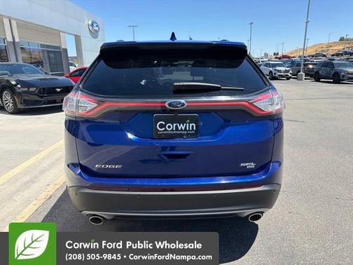 Blue Metallic 2015 Ford Edge SEL