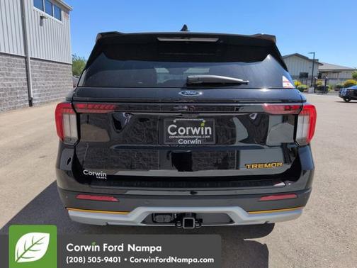 Agate Black Metallic 2026 Ford Explorer Tremor