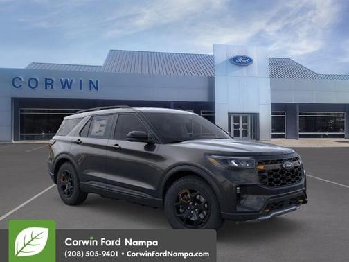 Agate Black Metallic 2026 Ford Explorer Tremor