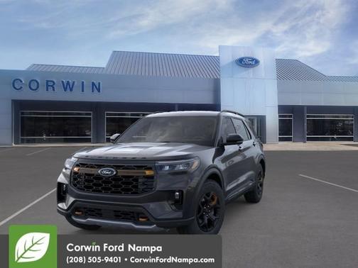 Agate Black Metallic 2026 Ford Explorer Tremor