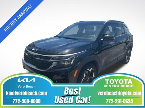 Fusion Black 2024 Kia Seltos EX