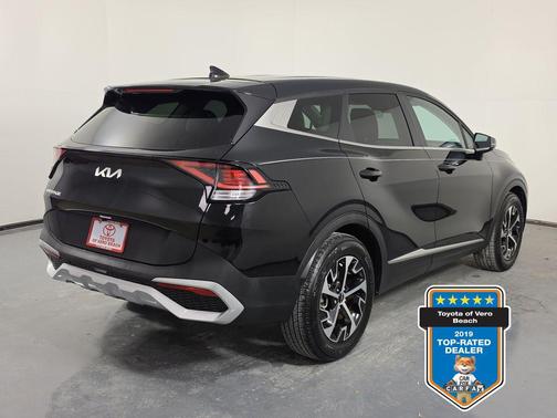 Ebony Black 2025 Kia Sportage EX